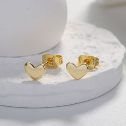 گوشواره میخی قلب